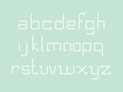 Elixias - lowercase ali effendy elixias font futuristic techno type typeface typography