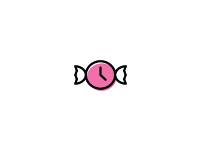 Time Candy ali candy clock concept effendy fun identity logo sweet time