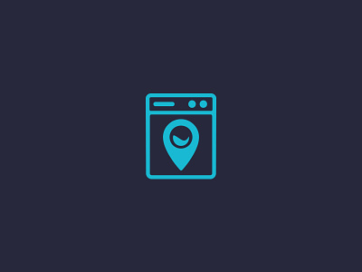 Washing Machine + Pin ali concept effendy icon location logo machine pin washing washing machine