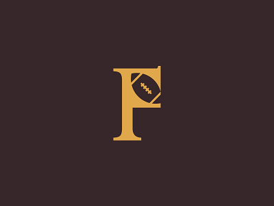 F + Football ali american football brandmark effendy f football logo logo design nfl rugby