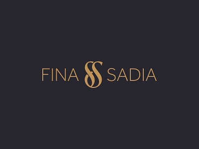 FINA SADIA ali effendy firm interior design interior designer logo logo design monogram sf