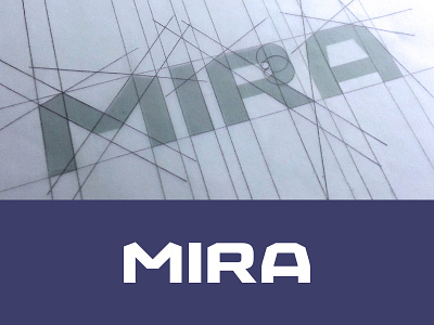 MIRA 3d effendy logo logo design logotype mira tessellation typography vfx video games wordmark