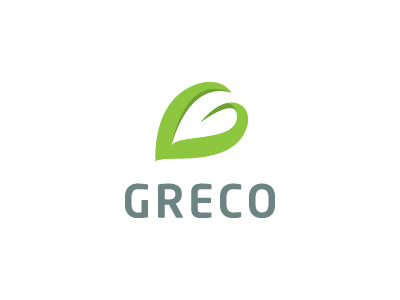 GRECO ali eco eco friendly effendy for sale g greco green icon leaf logo logo designer mark negative space sale