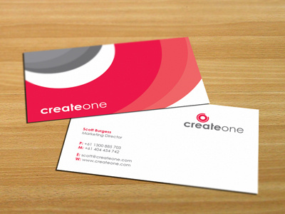 CreateOne Business Card