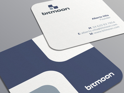 Bitmoon Business Card ali andriod app bitmoon bits branding business card development effendy grids guidelines ios location logotype madrid moon print print media social media software spain stationary stationery type typography ui visiting card web wordmark