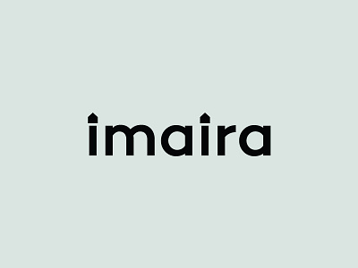 Imaira Logotype ali brand branding clean effendy home house identity interior designer lettering logo logo designer logotype minimal startup typography wordmark