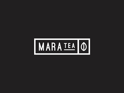 Mara Tea badge black brand branding identity illustration kenya leaf logo mara minimal modern monoline organic packaging simple startup typography uae