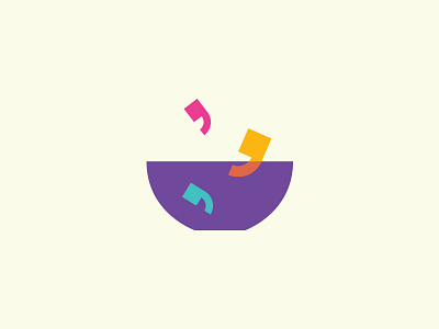 Quotes + Bowl Logomark bowl branding colorful concept creative dinner eating icon identity illustration logo mark quotation quote smart soup startup symbol talk talking