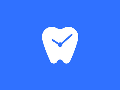Dental Time Logomark brand branding canada clock dental dental clinic dental clock dental logo dental time dentist logo effendy logo logo design logomark minimal negative space symbol teeth time tooth