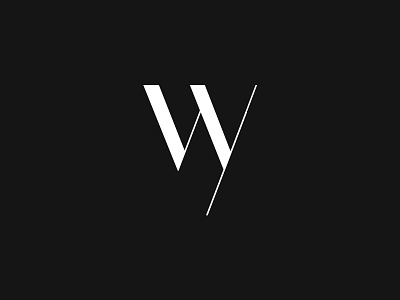 WY Monogram branding classic effendy identity initial lettering logo mark minimal monogram pianist symbol typography wordmark wy monogram