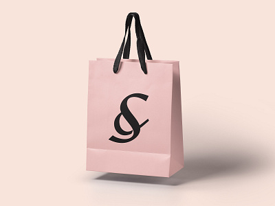 S Ampersand - Shopping Bag ampersand bold branding cosmetic deboss effendy fashion letter s logo logotype luxury mark modern s shopping bag simple startup stationary symbol typography