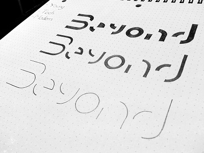 Beyond - Weights ali bar beyond custom effendy geometric logo logotype lounge modern night bar saas sketch software tech techno type typeface typography weights wip wordmark young