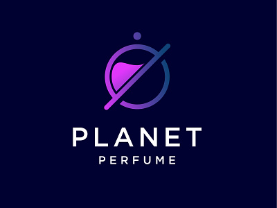 planet perfume brand creative design icon illustration logo logotype premium symbol vector