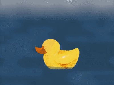 Duck Duck Duck 2 d 2 d animation animation duck gif rubber duck texture