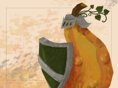 Gourd Yourself autumn character character concept design fall gourd illustration knight warrior