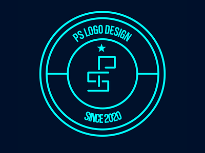 PS LOGO EMBLEM design emblem inkscape logo tipography