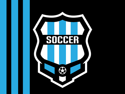 Soccer emblem design branding creative creativity design graphic design logo soccer vector