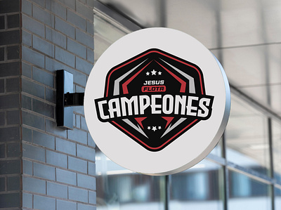 CAMPEONES LOGO CONCEPT branding creative design draw esport graphic design logo soccer text tipography vector