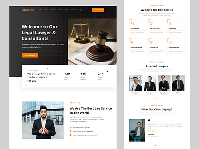 Legal Capital- Lawyer Firm Websites Design