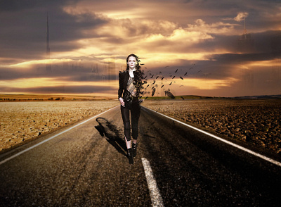 Dissapearing city fantasy fantasy art fantasyart model photo manipulation photoshop