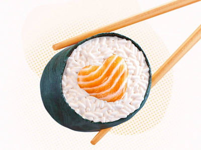 Sushi 🍥 Love 3d blender cgi love sushi