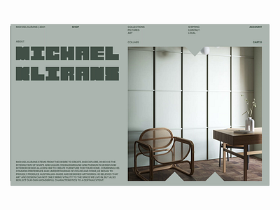 Michael Klirans | Webdesign & Webdevelopment animation branding chair design designer furniture onlineshop react room seat shop sofa ui ux webdesign website