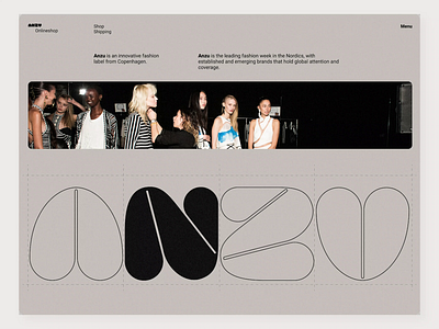 ANZU | Onlineshopdesign & Webdevelopment animation beige branding design designer fashion model onlineshop shop sustainable trendy ui ui trends ux webdesign women