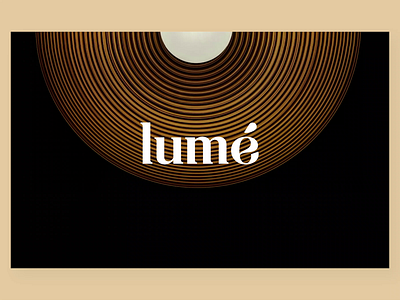 LUME | Branding & Visual Identity black white branding design furniture home lamp lamps light living visual identity webdesign