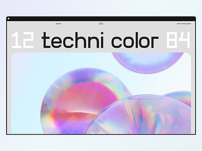 techni color 1284 Webdesign & React Webdevelopment 3d animation art blender branding design graphic design motion graphics nft ui ux webdesign