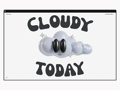 smily free 3D Assets 3d 3d asset animation assets cloud design download free illustration webdesign