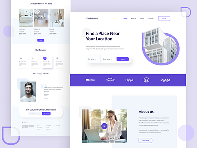 House finder landing page