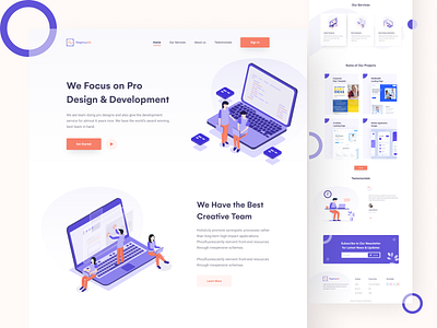 Agency Landing page