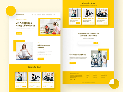 Fitness Landing Page