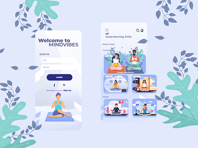Mindvibes meditation app
