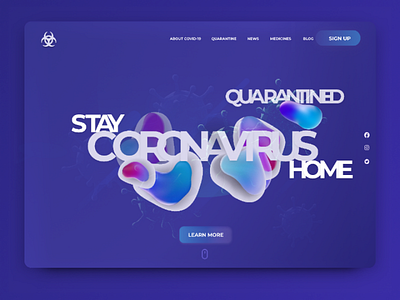 Coronavirus Pandemic Information app brand branding coronavirus covid 19 design health interface landing page mobile product design quarantine responsive ui user experience user interface ux web web design website