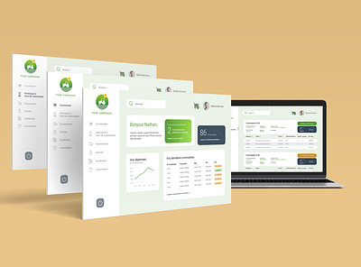 Dashboard for agricultural material Store admin agricultural backoffice dashboard figma store ui ux web webdesign