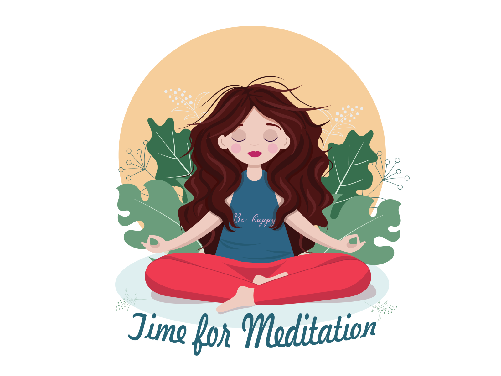 Time for meditation 01 by Julia on Dribbble