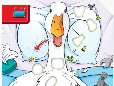 AFLAC Operation Game aflac commerical illustration game design illustration operation
