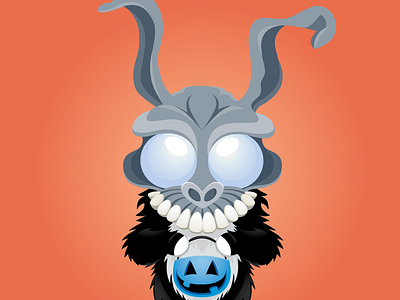 Trick or Treat Day 30 - Frank the Rabbit from Donnie Darko character design childrens book childrensbooks commercialillustration cute cute art digital art digital illustration donnie darko frank the rabbit halloween holiday illustration inktober not so scary halloween trick or treat vector art vector art vector illustration vectorillustration