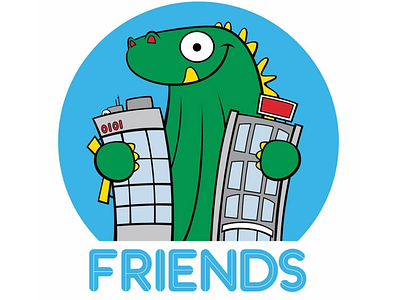 Godzilla and Friends character design childrens book childrensbooks cute cute art cute kaiju digital art digital illustration godzilla halloween illustration king of monsters vector art