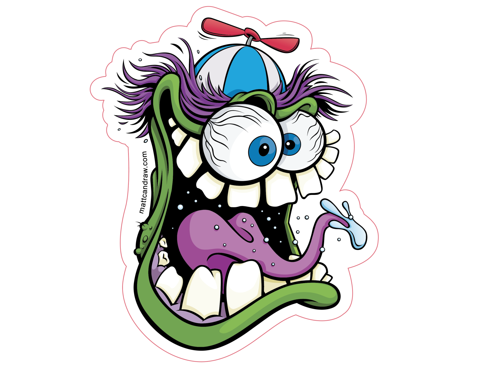 Ratfink inspired Sticker Design by Matthew J Luxich on Dribbble