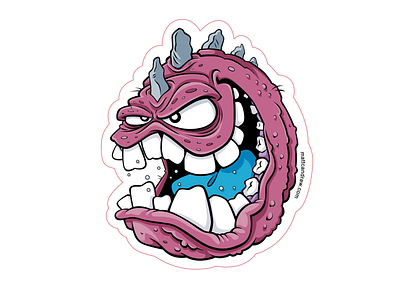 Ratfink inspired Sticker by Matthew J Luxich on Dribbble