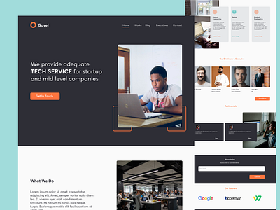 Landing page