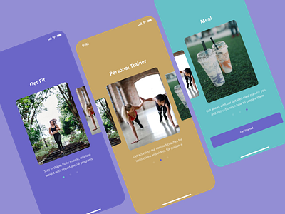 Ripped - onboarding screen app design typography ui ux