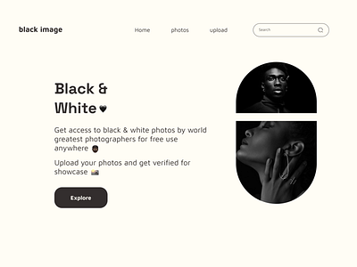 black & white design typography ui ux web