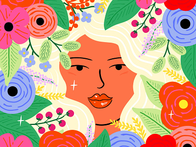 Flowers character design colourful fashion illustration flowers illustator illustration illustration art