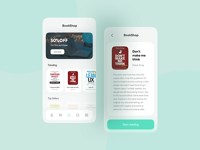 BookShop app concept design app book bookapp bookshop design ui uidesign