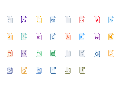 All File Type Icons Set