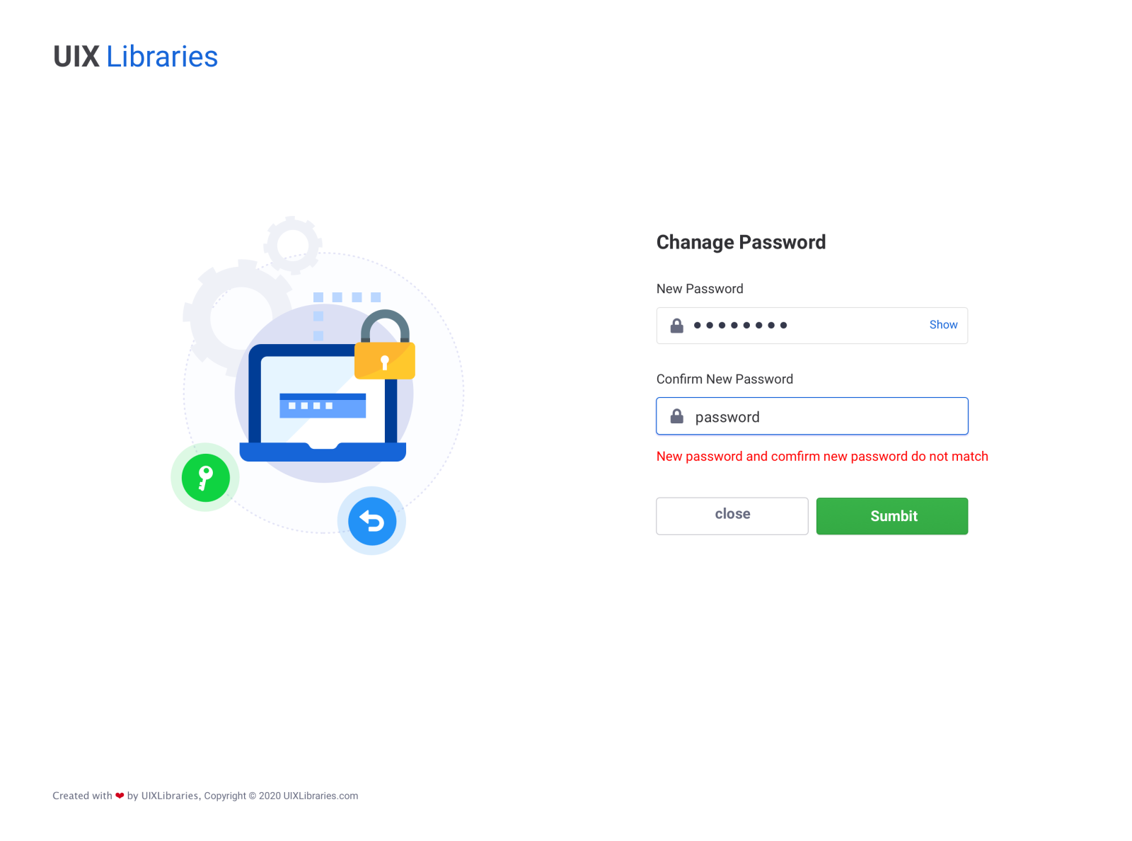 Change password Page. Passcode Page Design. Forgot password Page Design.