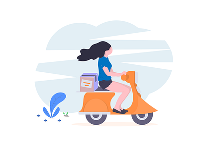 eCommerce Store Online Delivery Illustrations delivery girl ecommerce delivery free free downloads freebie freebies sketch sketch freebies